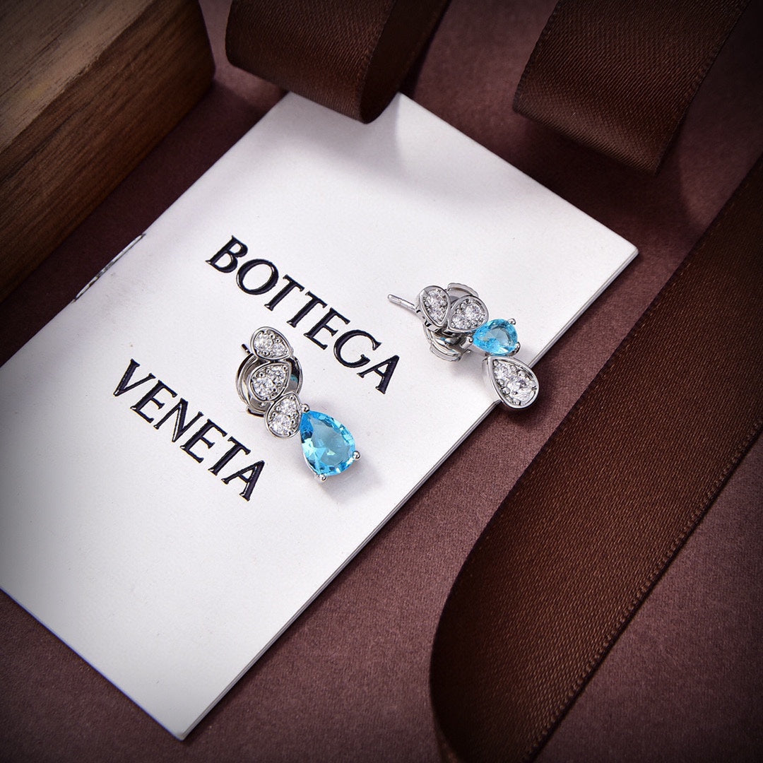 BV blue stone earrings
