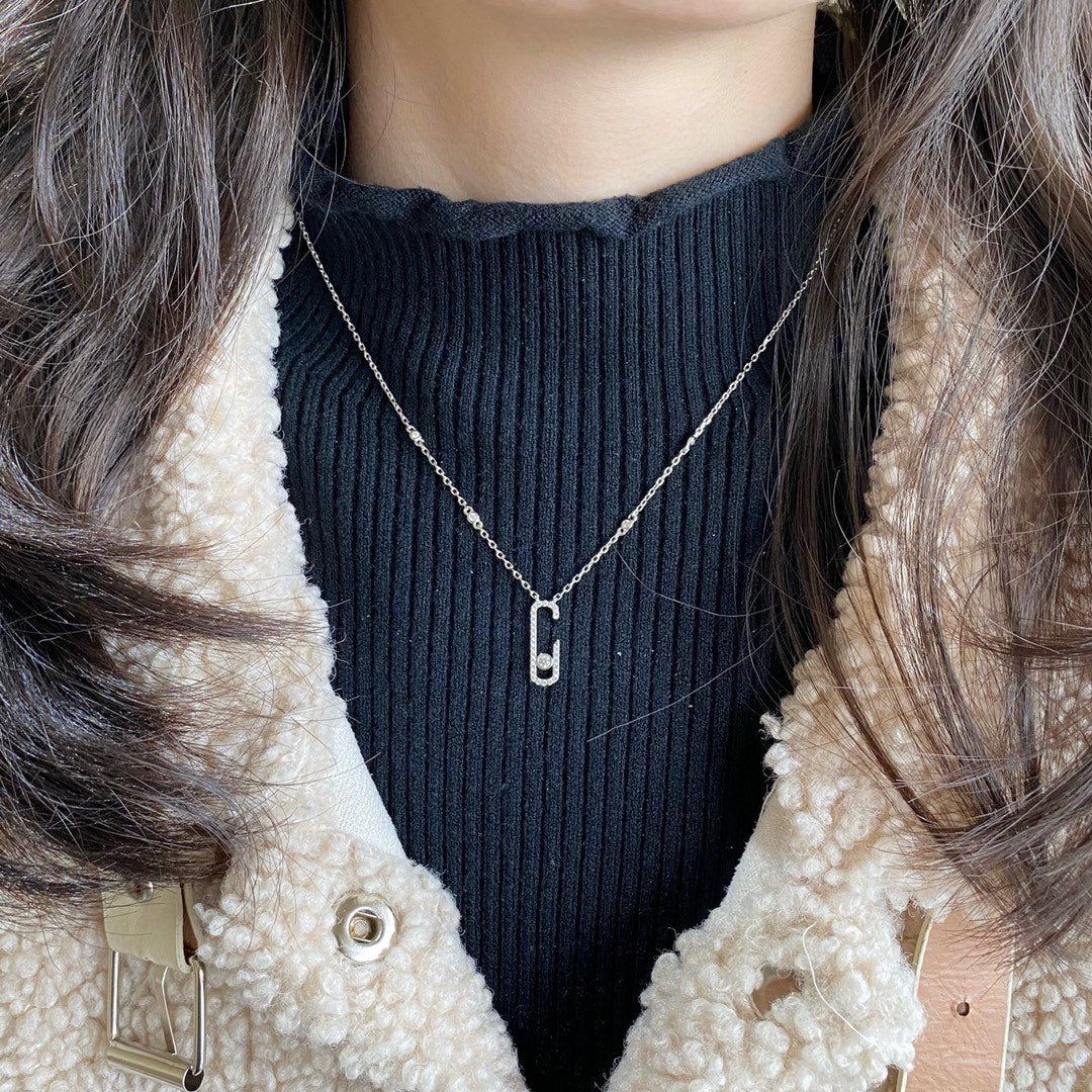 M necklace