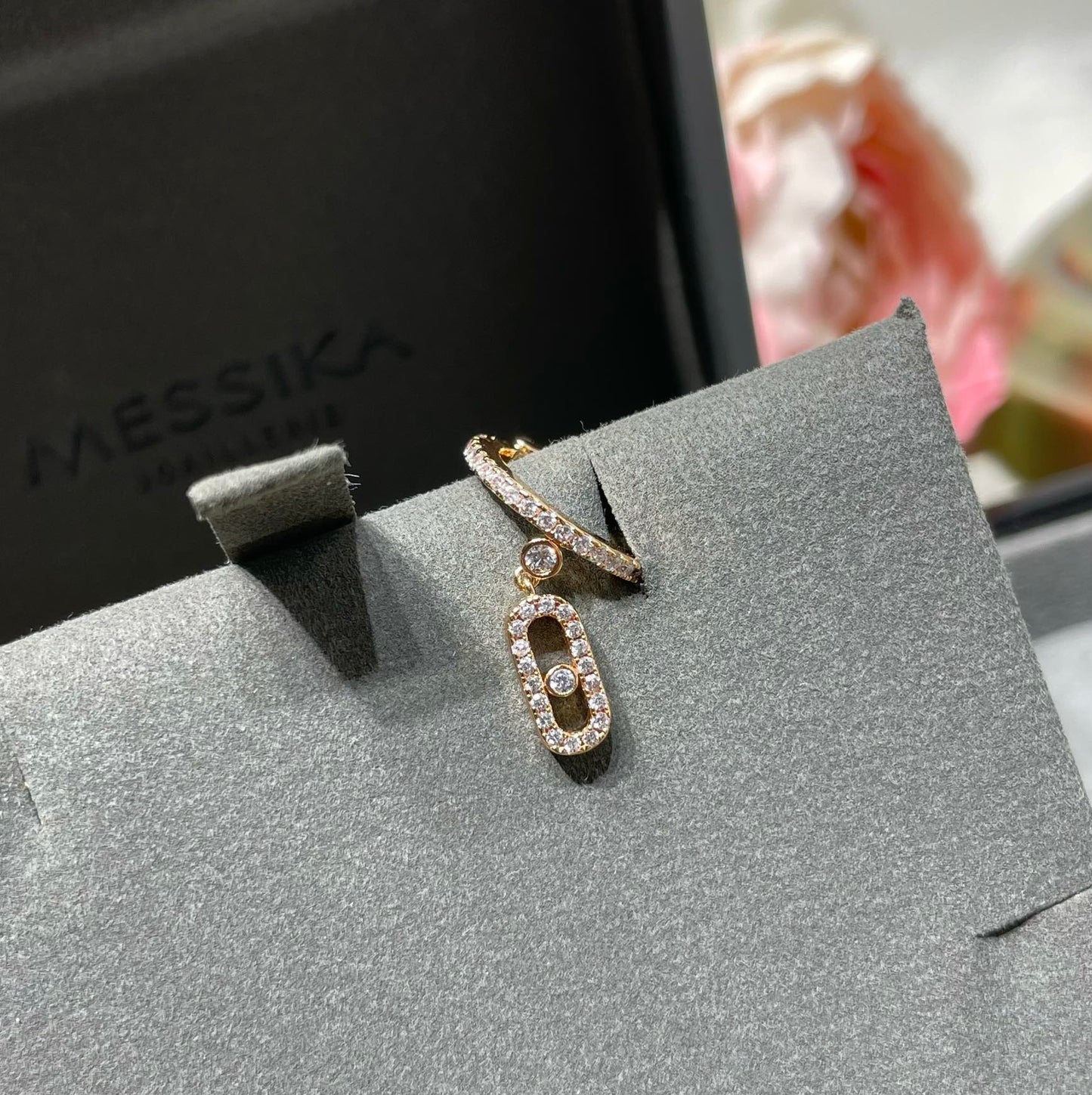 M middle ear clip earrings