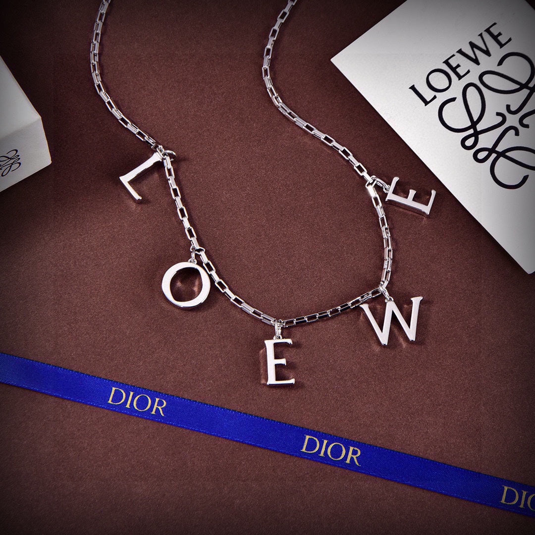 L necklace