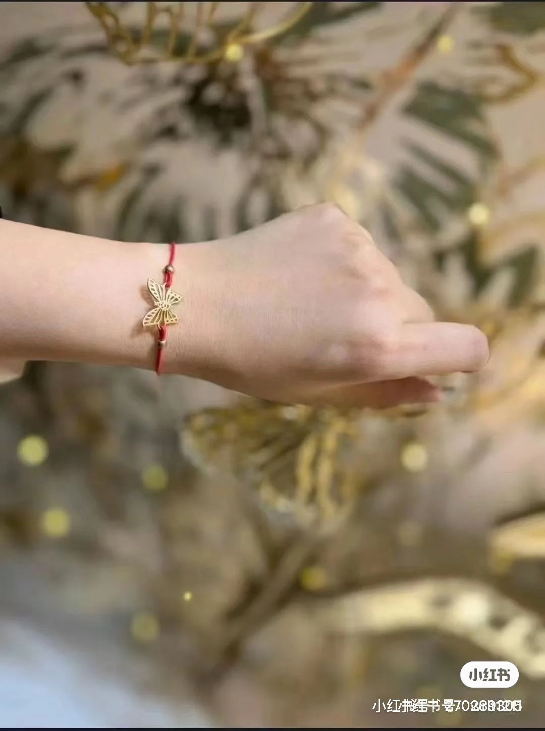 D butterfly bracelet