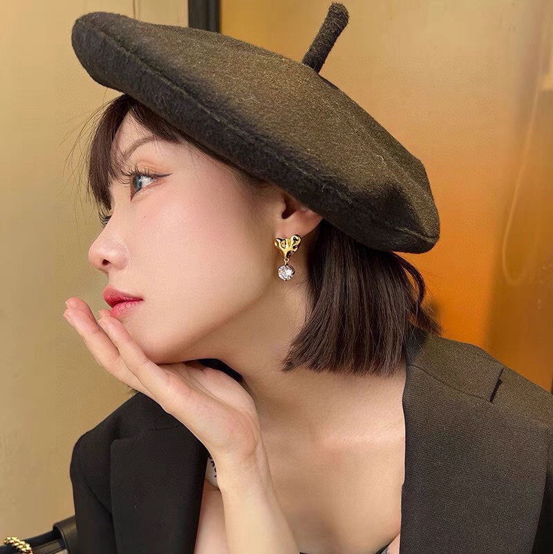 BV earrings in gold/silver