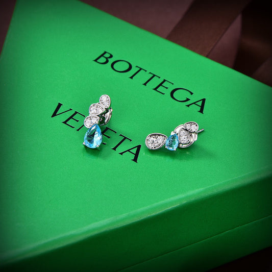 BV blue stone earrings