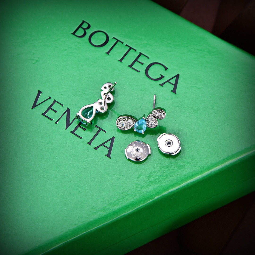 BV blue stone earrings