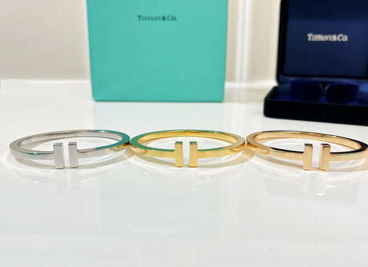 T wire Bracelet in gold/silver/rose gold