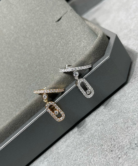M middle ear clip earrings