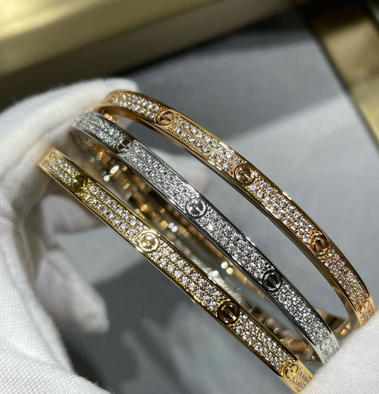 C Love Bracelet with diamonds