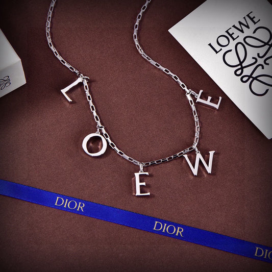L necklace