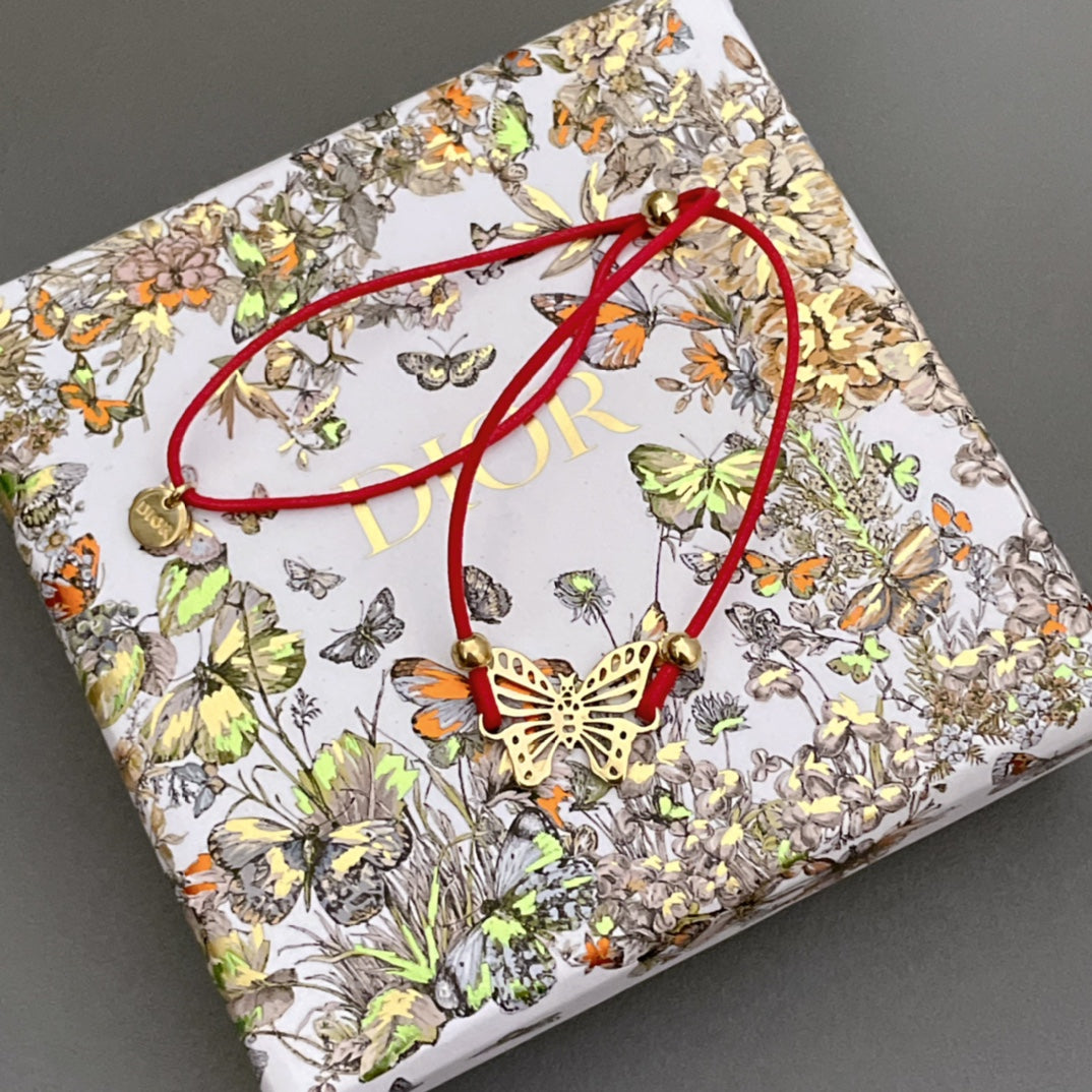 D butterfly bracelet
