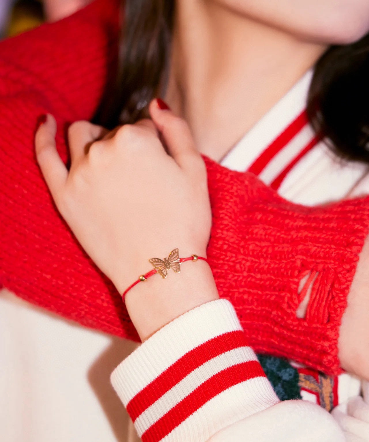 D butterfly bracelet
