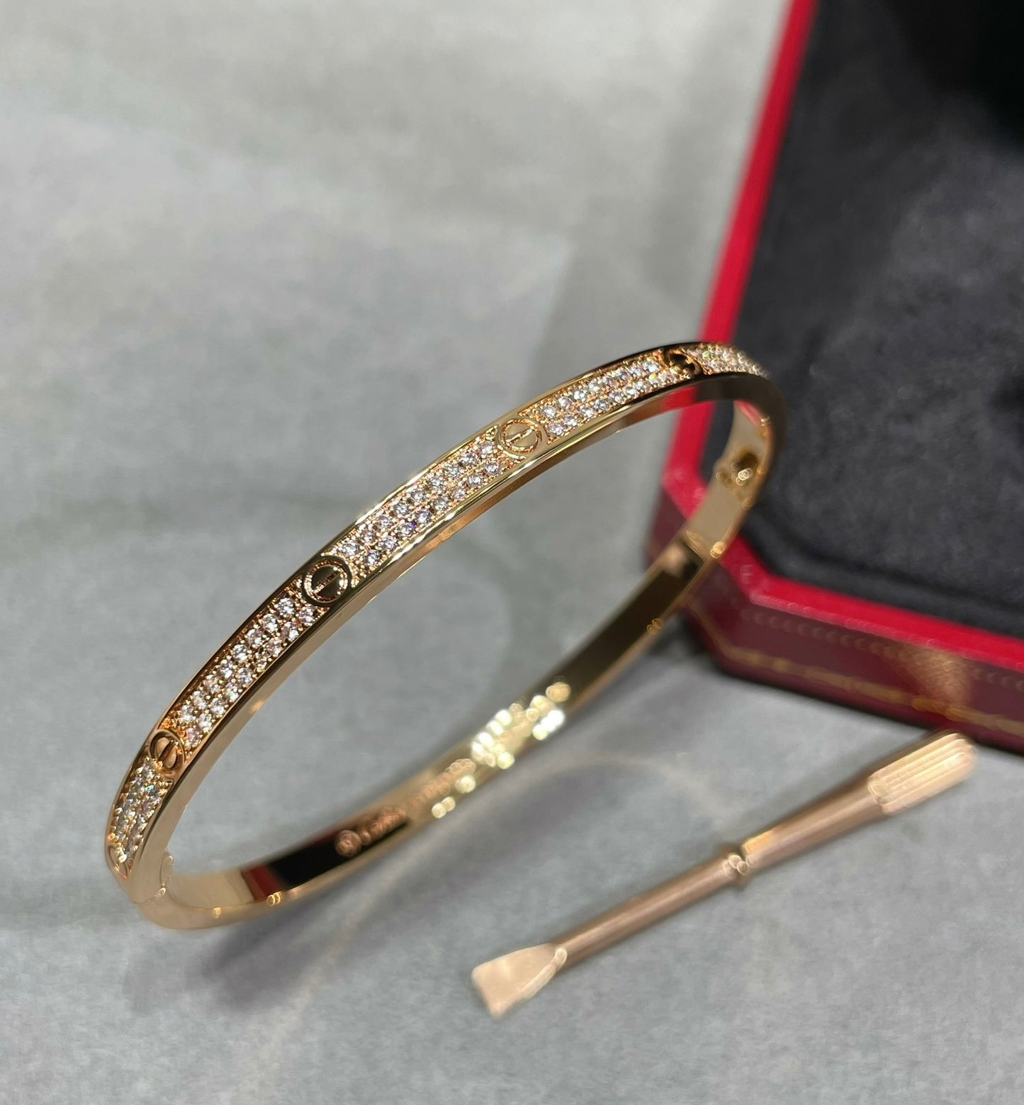 C Love Bracelet with diamonds